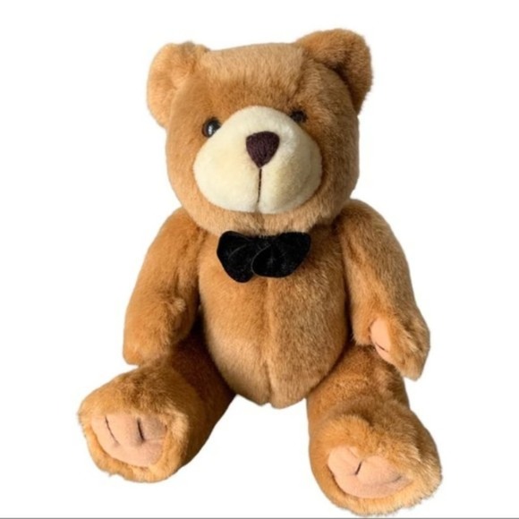 Steven Smith Light Brown Teddy Bear With Bow Tie - Picture 9 of 10